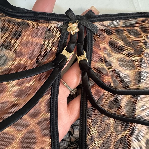 Honey Birdette Sophie Leopard Brief‎ Panty Size Medium - Picture 9 of 9